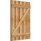 Ekena Millwork Spaced Board-n-Batten Shutters w/Z-Bar, Rough Sawn Western Red Cedar, 28 7/8W x 40H, PR RBS06Z29X040RWR - alternate 3